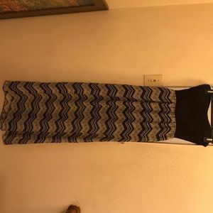 Vey cute strapless tribal pattern dress